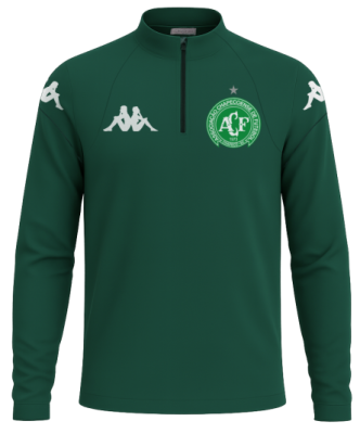 Blus&atilde;o Treino Atleta Chapecoense 2025 - Verde Escuro -  Masculino
