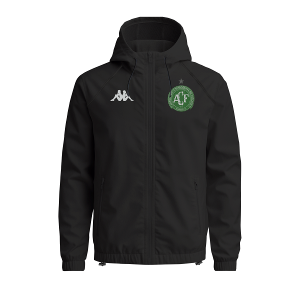 Jaqueta Corta-Vento Chapecoense Glez- Preto - Masculino