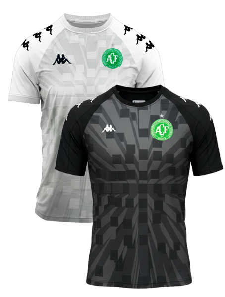 KIT Camisas Patchett Preto + Patchett Branco