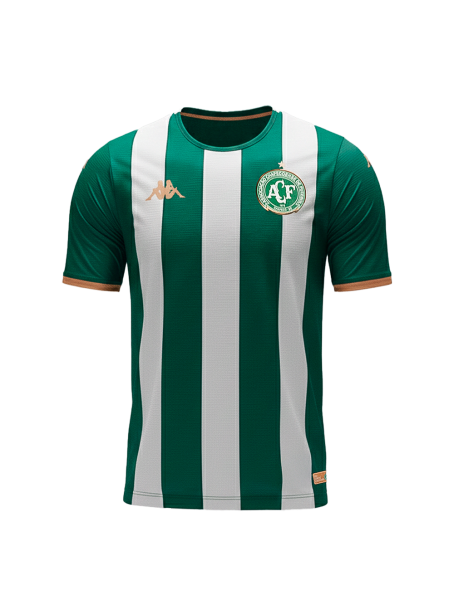 Camisa Chapecoense I 2026 Home - Player Kombat - Verde/Branco - Infantil