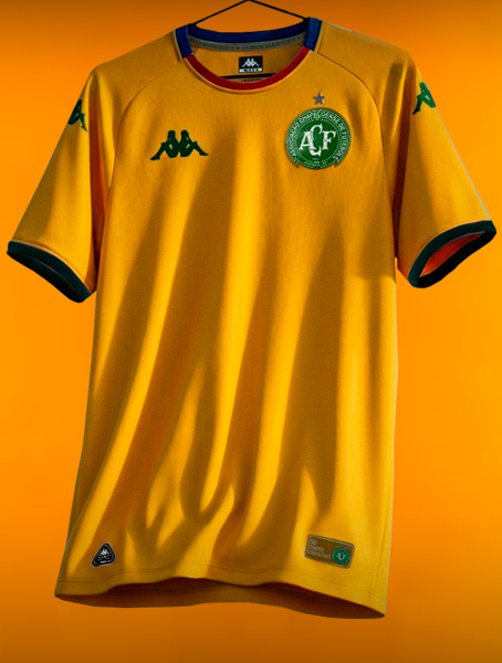 Camisa Chapecoense II Goleiro 2026 - GK Kombat - Amarelo - Masculina