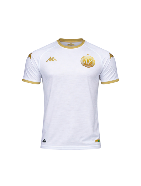 Camisa Chapecoense II 2026 Away &ndash; Player Kombat &ndash; Branco/Dourado &ndash; Infantil