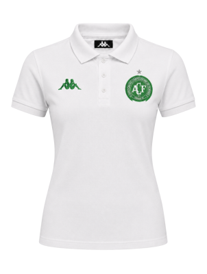 Camisa Polo Piquet Chapecoense 2026 - Branco - Feminina